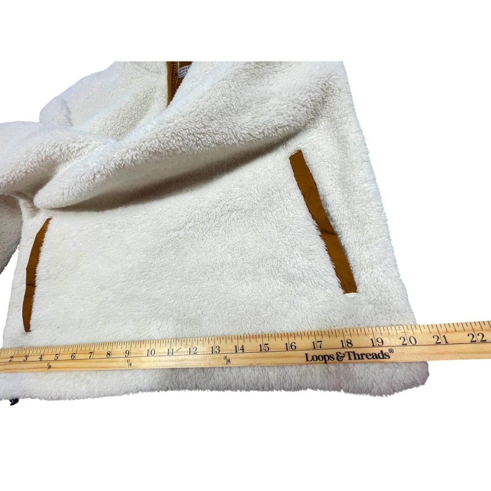 Hurley Cream Fleece Quarter-Zip Sweatshirt - Picture 11 of 16